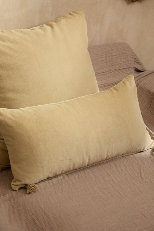 Calma House Kussenhoes Velour - Ecru - 30x60