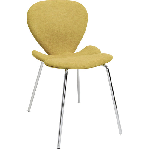 Kare Design Stoel Soft Blossom geel