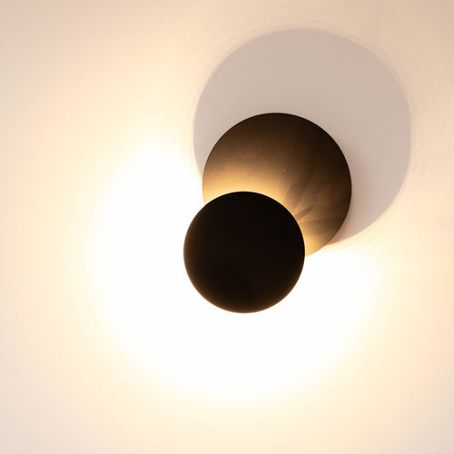 Atmooz wandlamp Ugo - antiek messing - Ø 29 x H 9 cm - G9