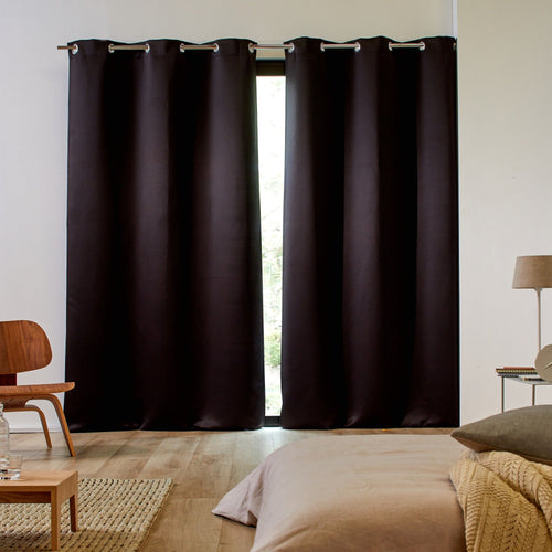 Madura Gordijn Blackout zwart 117x137 cm