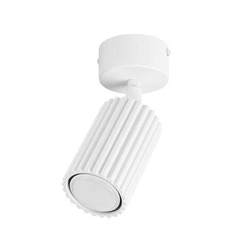 Sollux Lighting Plafondlamp KARBON 1 wit - 7x7x18cm