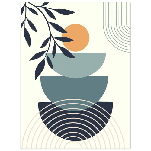 Artfulprints  Boho – Sunrise layers   poster 30x40 cm - vtwonen shop