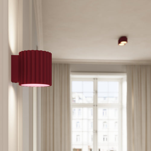 Sollux Lighting Plafondlamp AURA 2 bordeaux Gx53 - 21x10x12cm