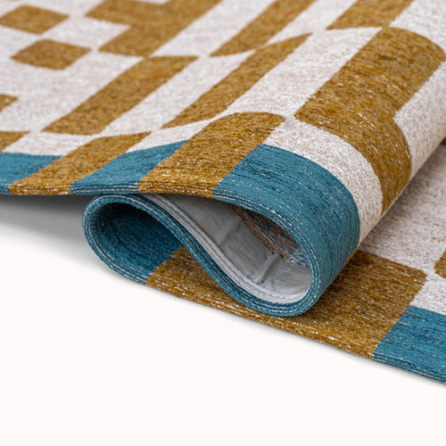 Louis De Poortere vloerkleed Honey - geel - 200x280cm - vtwonen shop