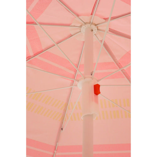 Mica Decorations Stripe Strandparasol - H180 x Ø160 cm - Lichtroze