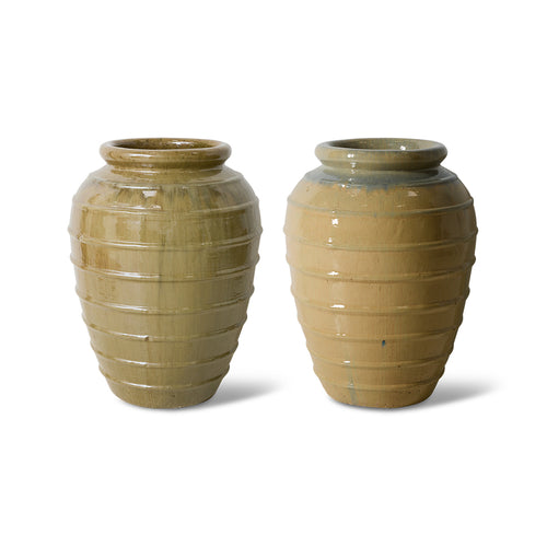 HKLIVING vloervaas – keramiek – olive tree - vtwonen shop