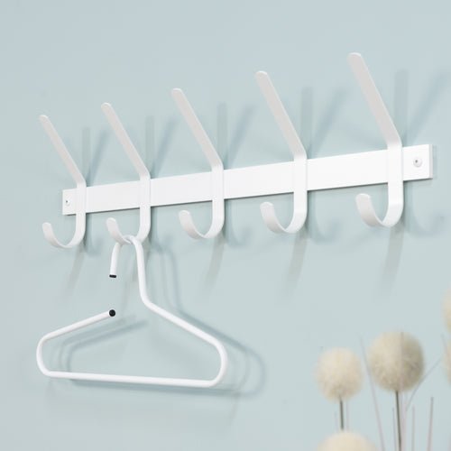 Spinder Design kapstok Dexter 5 - Wit - 5 haken - vtwonen shop