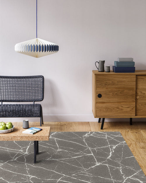 AFK Living vloerkleed Marble - zeer zacht - grijs - 160 x 230 cm
