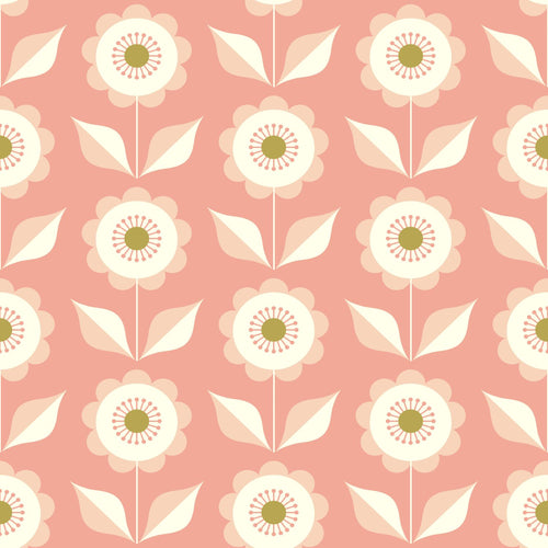 ESTAhome behang bloemen roze - 50 x 900 cm - 131862