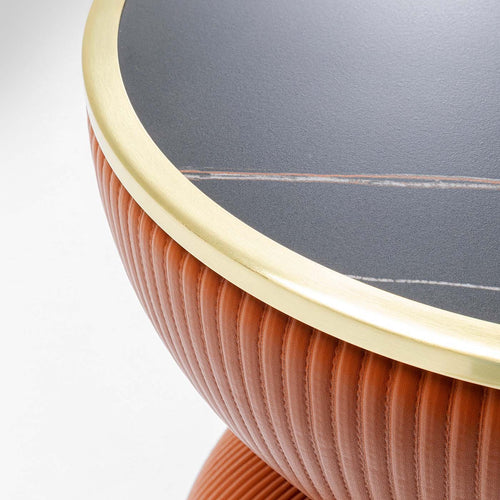 Kare Design Bijzettafel Endless Vegas oranje 47cm - vtwonen shop