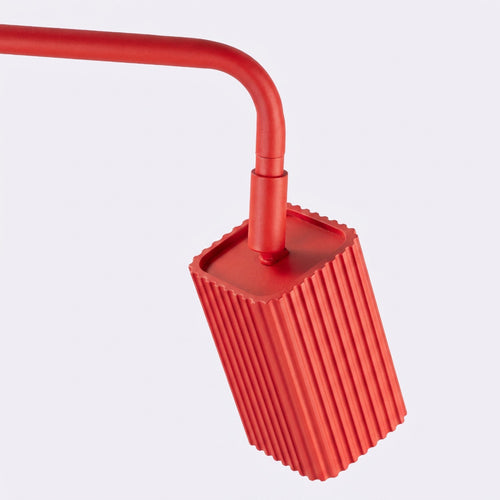 Sollux Lighting Vloerlamp RAYO 1 rood - 30x30x160cm