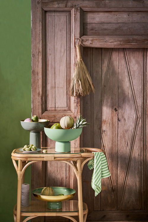 Pip Studio - Ronde Schaal - Groen - Metaal - 24x23cm
