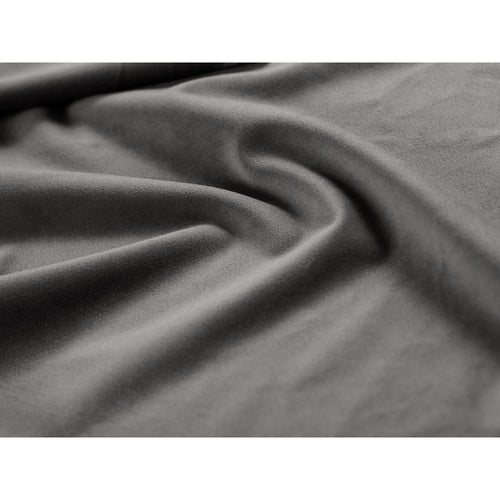 Cosmopolitan Design - Opbergbed met hoofdeinde Asti 90x200cm flueel donkergrijs - 220x130x95cm