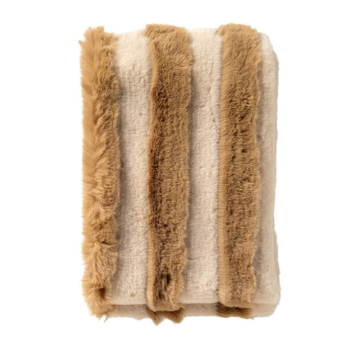 ELLIOT - plaid 130x160 cm - imitatiebont - Irish Cream - beige