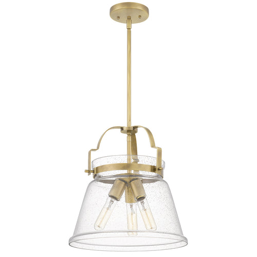 Elstead Quoizel Wimberley Koepel Hanglamp Plafondlamp Verweerd Messing