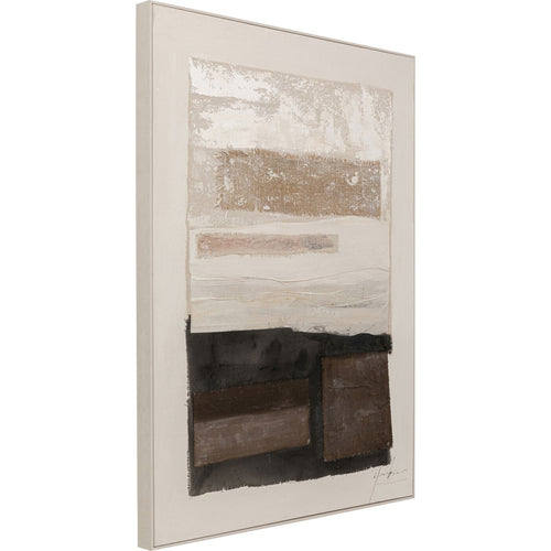 Kare Design Schilderij Lontano 90x120cm bruin