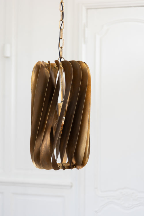 J-Line hanglamp Tina - ijzer - zwart/goud - vtwonen shop