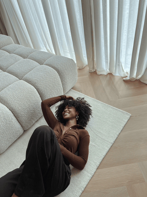 Wollen vloerkleed Twig ivoor/wit - Interieur05 - 160 x 230 cm - vtwonen shop