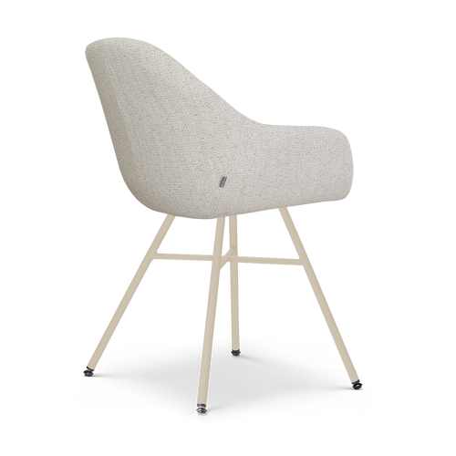 Nolon Noa-Mae eetkamerstoel beige gemêleerd - beige onderstel