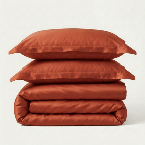 Ten Cate premium - dekbedovertrekset - 200x200/220 - 100% katoen satijn - oranje