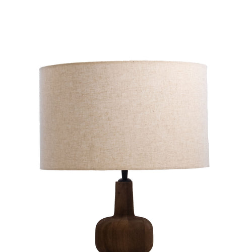 Giga Meubel Tafellamp Andrea - Bruin/Beige