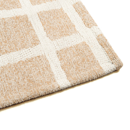 Lola&Moi vloerkleed Powder Snow - beige - 80x150cm