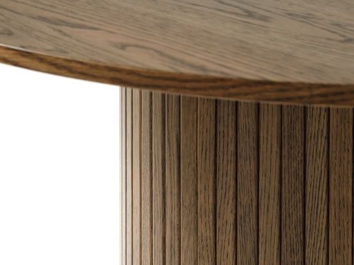 Rebellenclub Eetkamertafel Taree - ø120 cm - Smoked Eiken - vtwonen shop