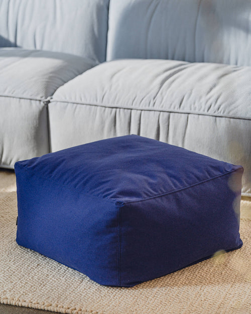 noo.ma Keno pouf - frameloze wol poef Blueberry Pie 50-70 cm