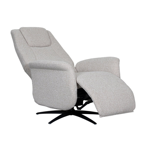 LABEL51 Fauteuil Stockholm Elektrisch - Naturel Bouclé - Draaibaar - vtwonen shop