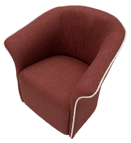 Mauro Ferretti draaistoel - 83,5x66x80 cm - bordeaux