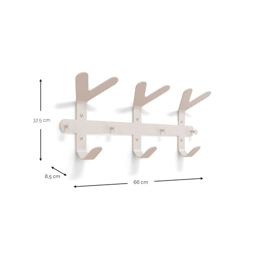 Spinder Design kapstok Frondo - Silky Taupe - 9 haken