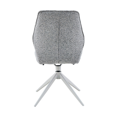 Starfurn eetkamerstoel Hera - grijs - 63x63x83cm - Set van 2