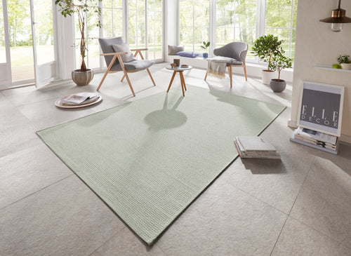 Flatweave In- & Outdoor carpet Millau Green 140x200 cm
