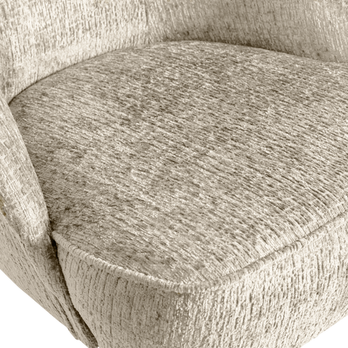 BePureHome fauteuil Vogue - Structure Velvet - Wheatfield - 69x57x70 - vtwonen shop