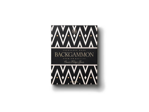 Printworks Spel - Backgammon Lacquered - Zwart
