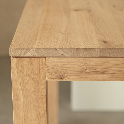 Tikamoon Massief eiken bartafel voor 4/6 personen - Naturel