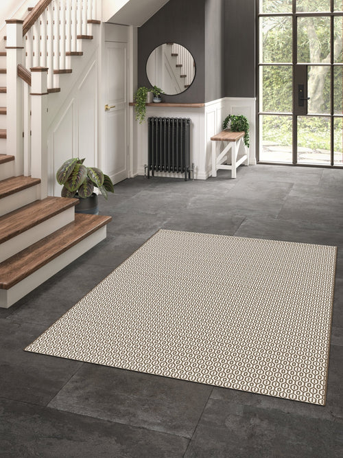 AFK Living vloerkleed Marbella - voor binnen en buiten - kastanje - 120 x 170 cm