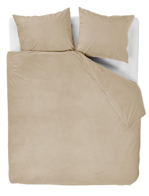 At Home by Beddinghouse Cosy Corduroy dekbedovertrek - Effen - Tweepersoons - 200x200/220 cm - Off-white - vtwonen shop