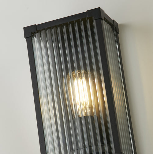 Searchlight buitenlamp Cincinnati - 1 lichts - 15  x 28   cm - zwart