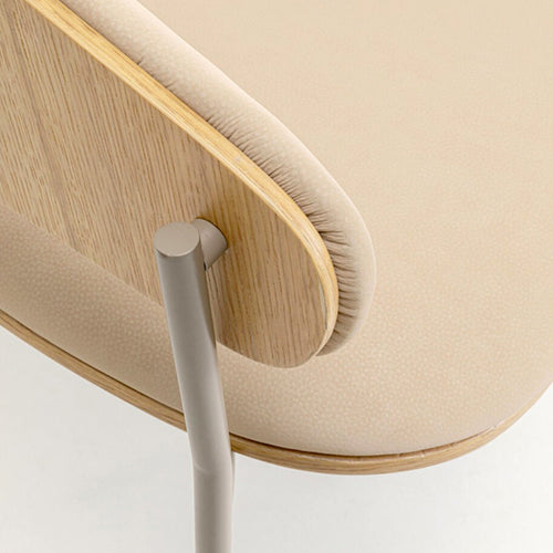 Kare Design Stoel met armleuningen Cindy eik