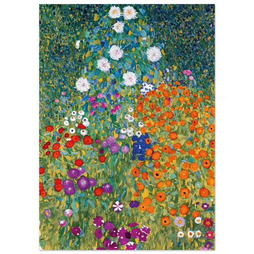 Artfulprints  Gustav Klimt - Blumengarten   poster 50x70 cm - vtwonen shop