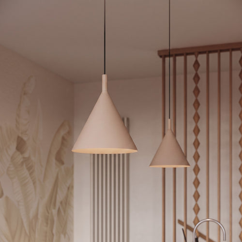 Sollux Lighting Hanglamp NOX 25 taupe - 24,5x24,5x140cm