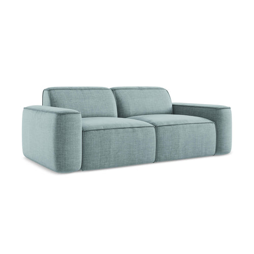 LaMiaSofa 3-zits bank Melissa - textuurstof - jeans - 204x102x70