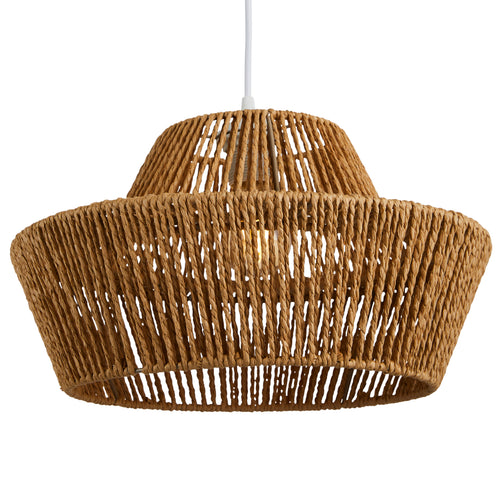 Lighto - Hanglamp Rotan Naturel Ø40 cm - Rova