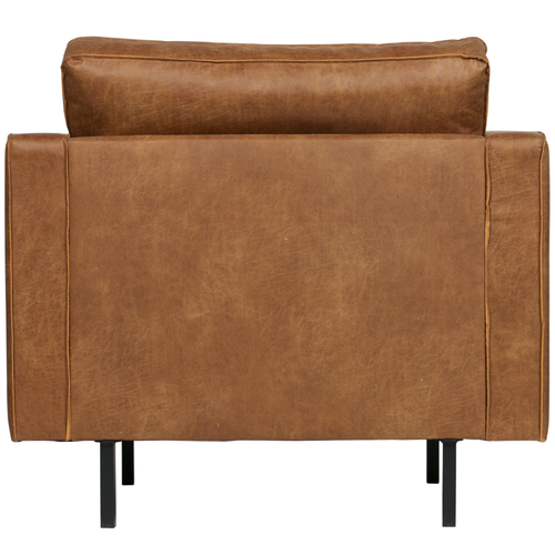 BePureHome classic fauteuil Rodeo - Recycle Leer - Cognac - 83x98x88 - vtwonen shop