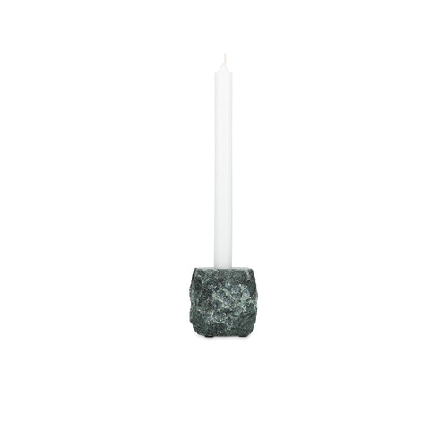 S|P Collection - Kandelaar 8x8xH8cm marmer groen Opus
