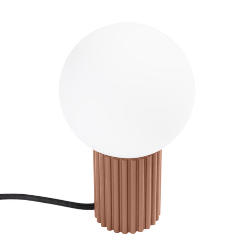 Sollux Lighting Tafellamp HALO mokka - 12x12x19cm