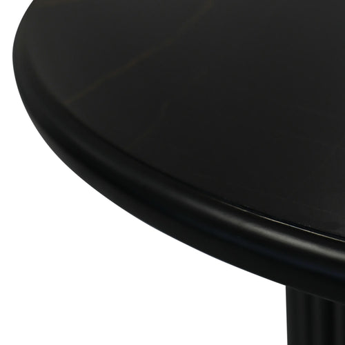Furnhouse ronde salontafel Easy - Zwart - Ø 80 cm