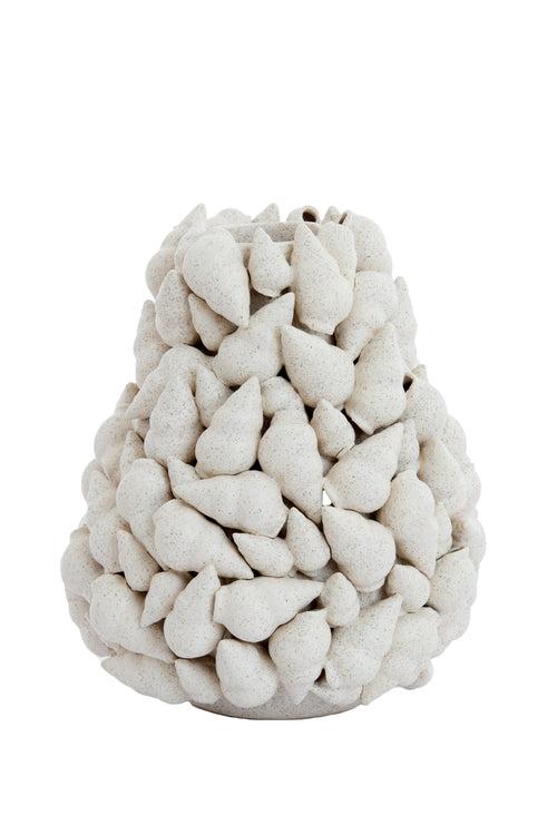 Light & Living vaas GEORGIA - Ø25x28cm - wit - vtwonen shop