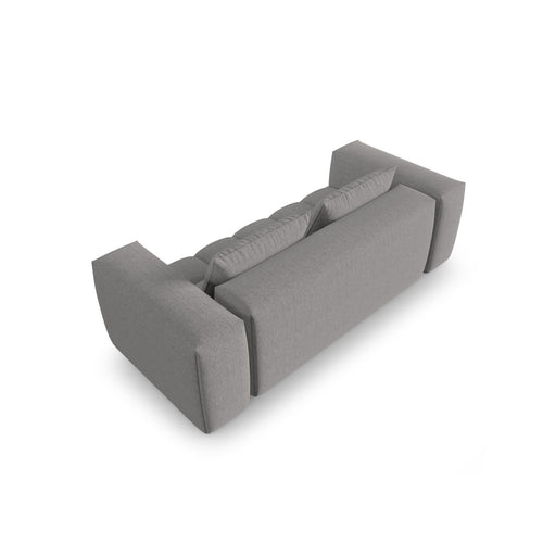 Cosmopolitan Design - Modulaire bank Verona 3-zits, structurele stof warm grijs - 85x200x70cm